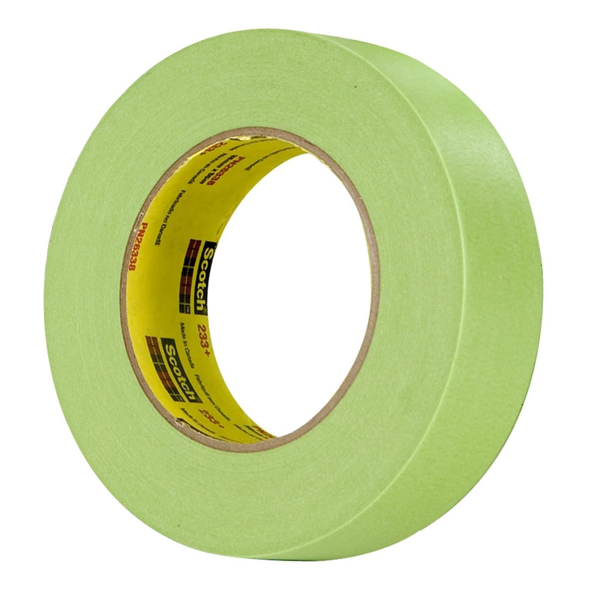 3 m Scotch 233 + 26338 – 16 carta crespa performance nastro coprente, 250 gradi F performance temperature, 11,3 kilogram/in tensile Strength, 60 YDS length x 1 – 1/5,1 cm larghezza, verde (cassa da 16 rotoli)