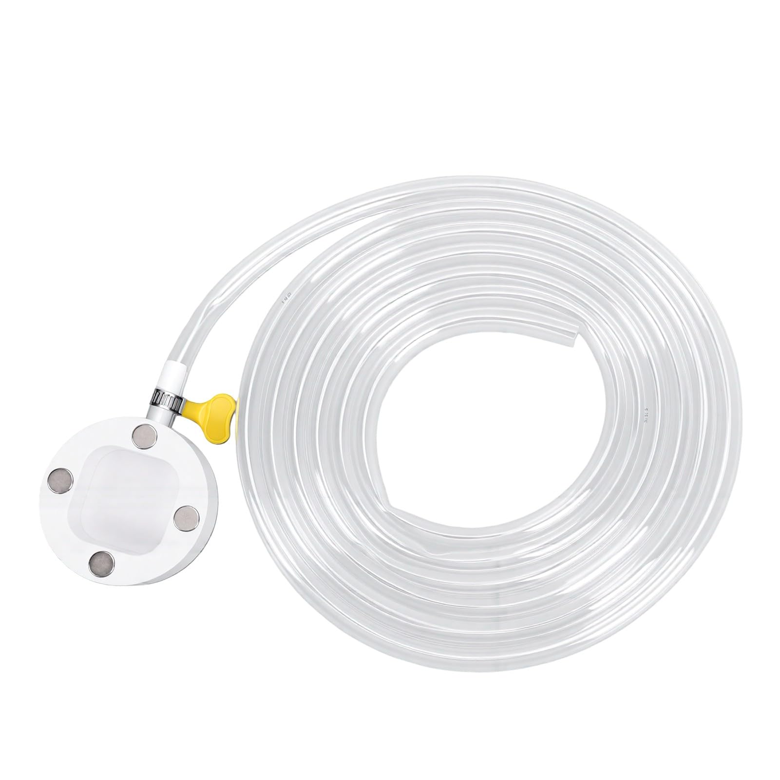 ACOGEDO Magnetic Window AC Drain Hose Kit, 12FT Clear Drainage Hose with Stainless Steel Clamp for Air Conditioner and Split Units (12FT)