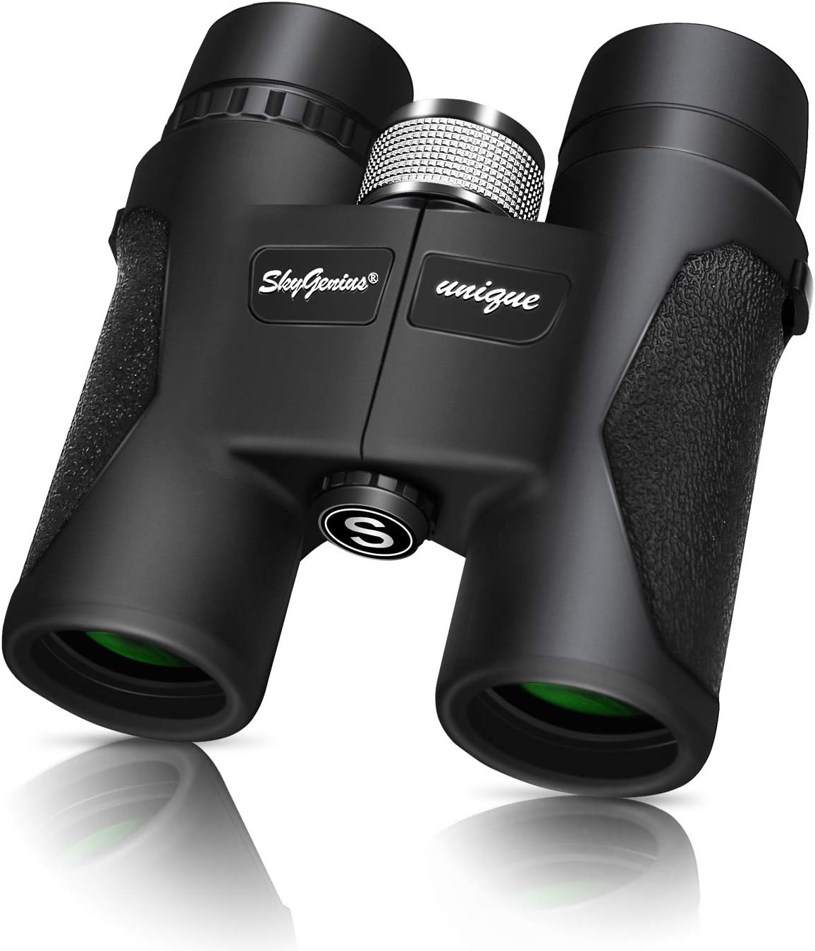 SkyGenius 8X32 Compact Lightweight Quality Binoculars For Bird Watching With Clear Wide Vision, Easy To Focus. Great For Adults Kids Hunting Wildlife Watching Sporting Events Travel Concerts(1.05lb)