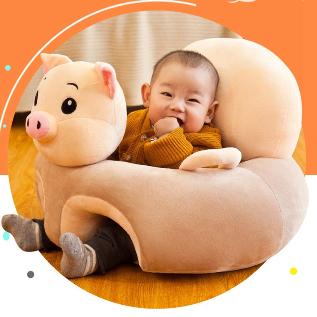 Amazon | 座れるぬいぐるみ ベビーチェア お座り練習チェア 可愛い 豚 