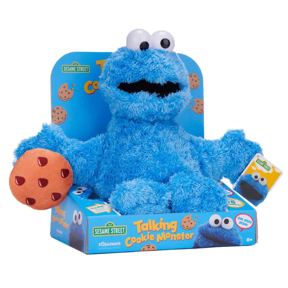 Sesame Street 37627 42cm (17-inches) Talking Cookie Monster with