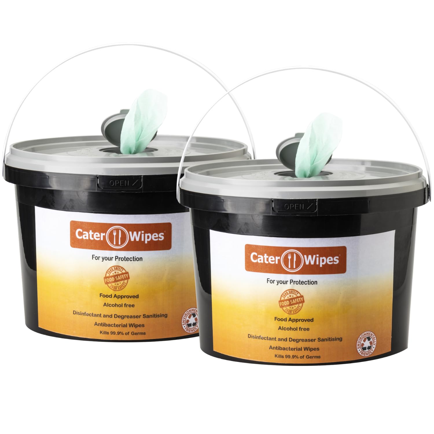 2000 Cater Wipes - Sani Care Bulk Hospitality Cleaning Wipes - Perfect for Restaurants, Catering & Hotels