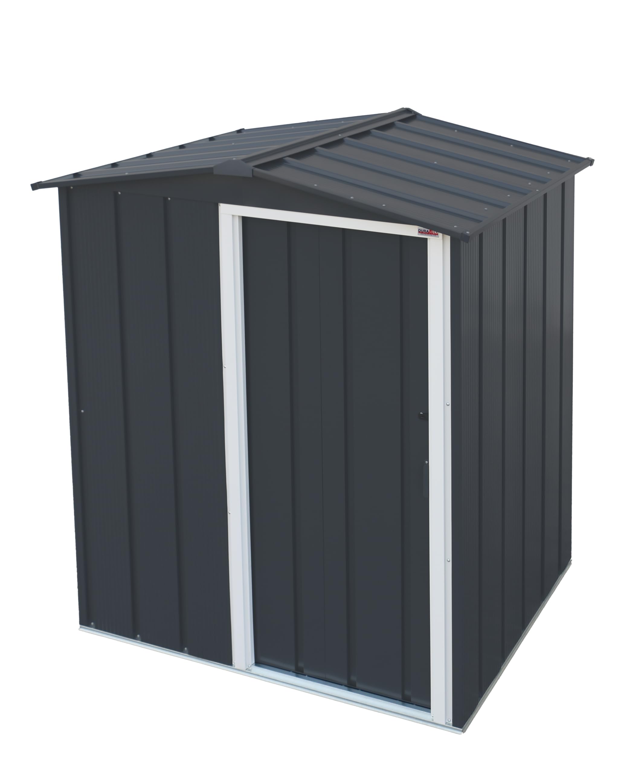 Duramax ECO 5 x 4 (1.99 m2) Garden Storage Shed, Hot-Dipped Galvanized, Strong Reinforced Roof, Maintenance-Free, Anthracite โ image 1