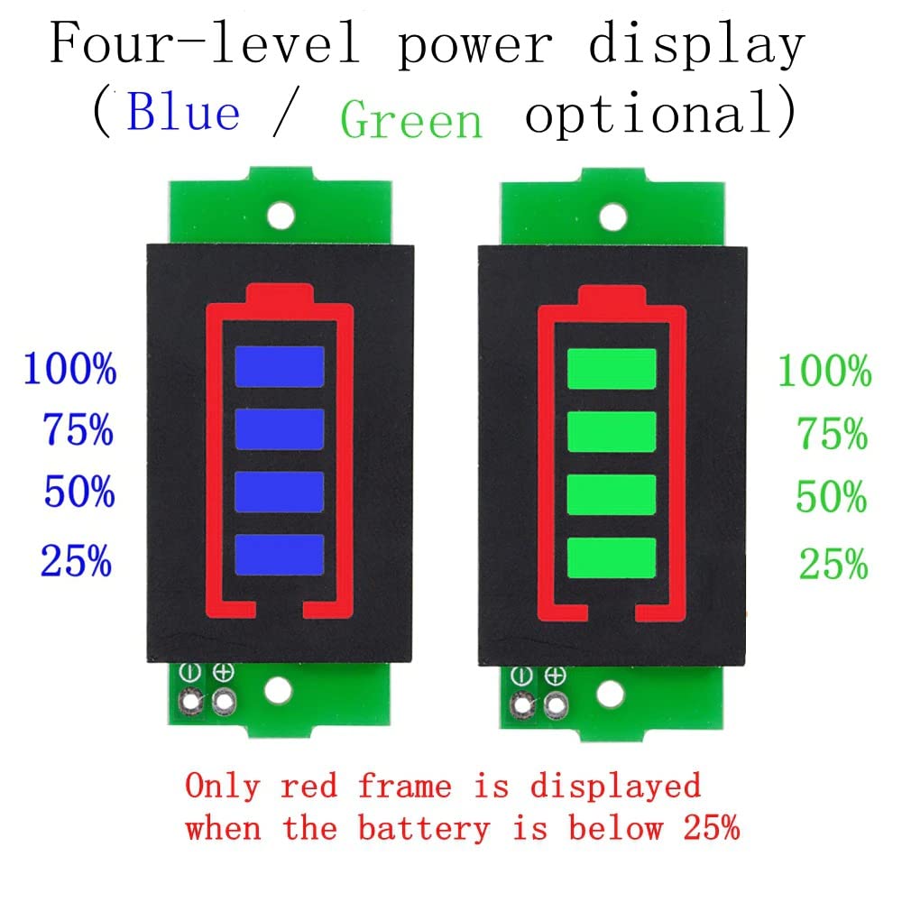 xcluma 1-8S Power Indicator For Lithium Battery (Blue) - Image 3 thumbnail