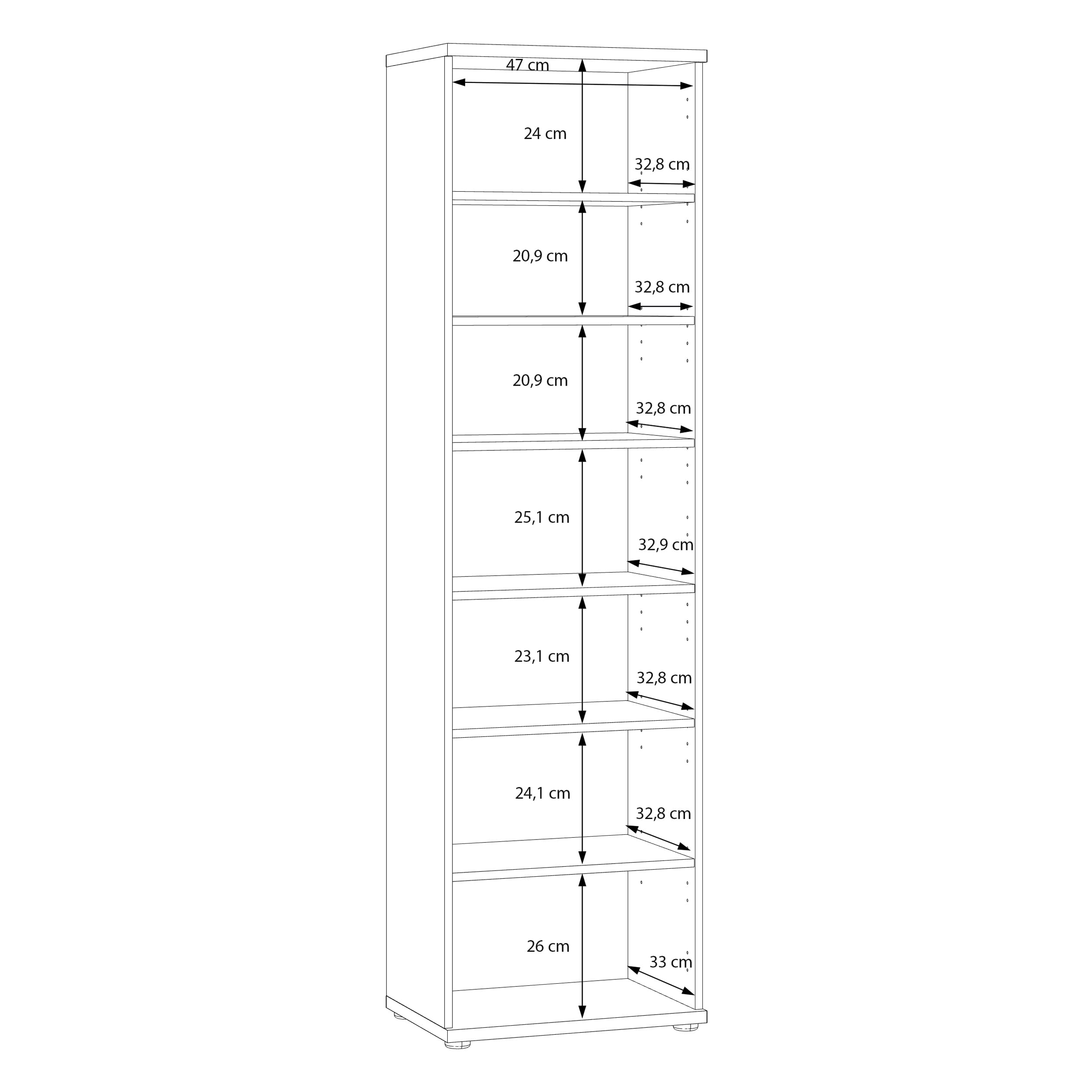 Forte NET106 Schuhschrank 50 – Bild 2