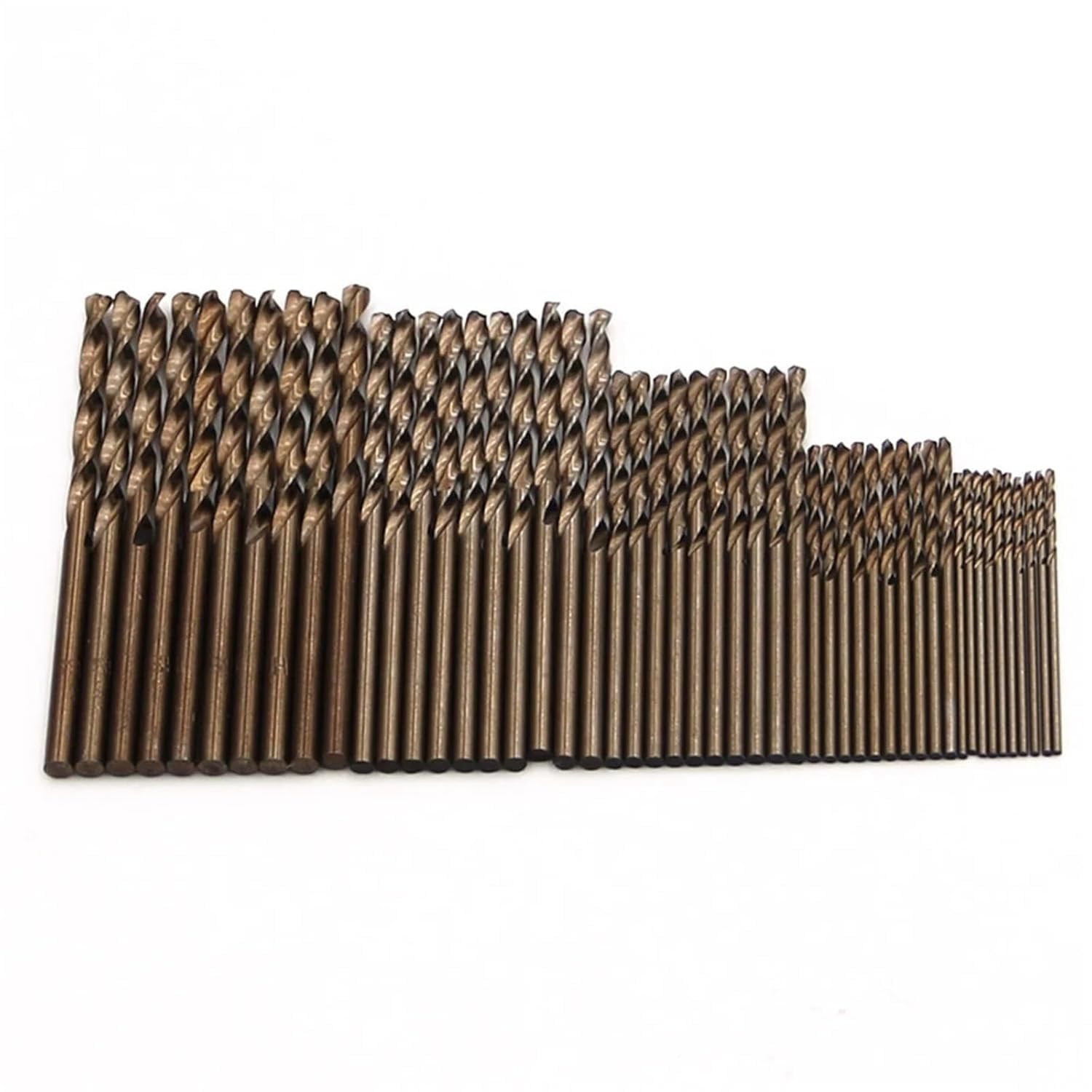 Foret hélicoïdal, Jeu De Forets Hélicoïdaux HSS M35, Mèches En Cobalt De 1 À 3mm for Métal Dur, 50 Pièces