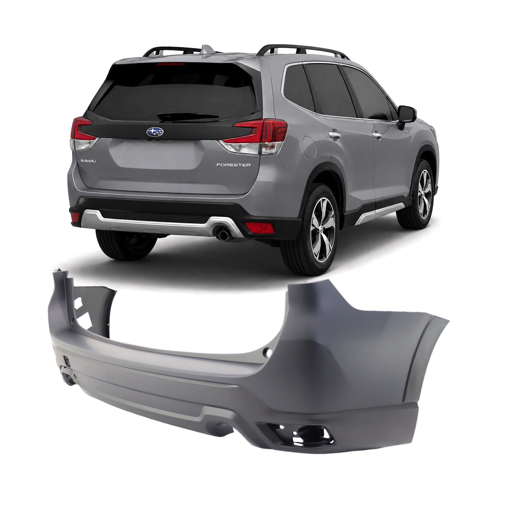 FitParts Compatible with Subaru Forester 2019–2020 Rear Bumper Cover
