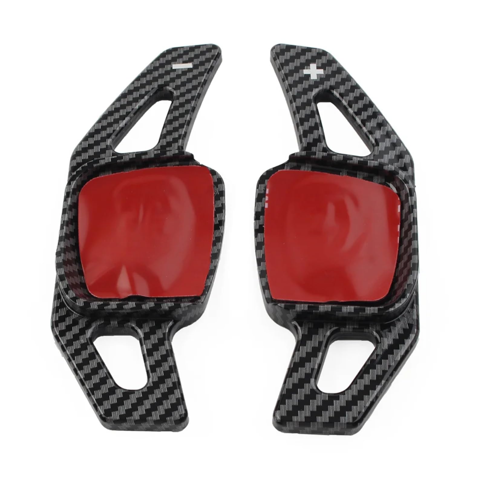 YMNHBIK Gear Shift Paddles Compatible with VW for Touareg 2019-2022 for Passat 2018-2022 for Sharan 2018-2020 Carbon Fiber Car Steering Wheel Paddle Shifter Extension(Black)