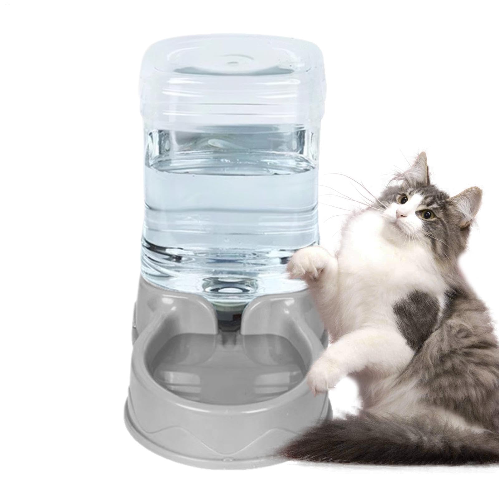 Adorabile distributore d'acqua, dispenser di cibo , comodo di | alimentazione per animali domestici, comodo alimentatore per gatti, 29 x 27 x 17 cm, alimentatore 320 g, abbeveratoio 350