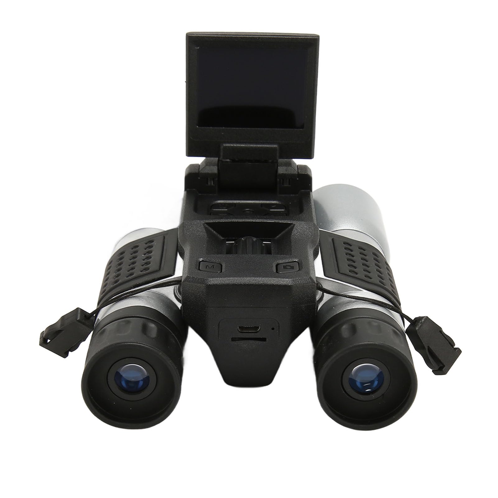 Cámara Binocular Digital 12x32, Zoom óptico 12X Lente Gran Angular de 32 Mm Pantalla HD de 2 Pulgadas Diseño 2 en 1, Cámara Telescópica para Observar Aves