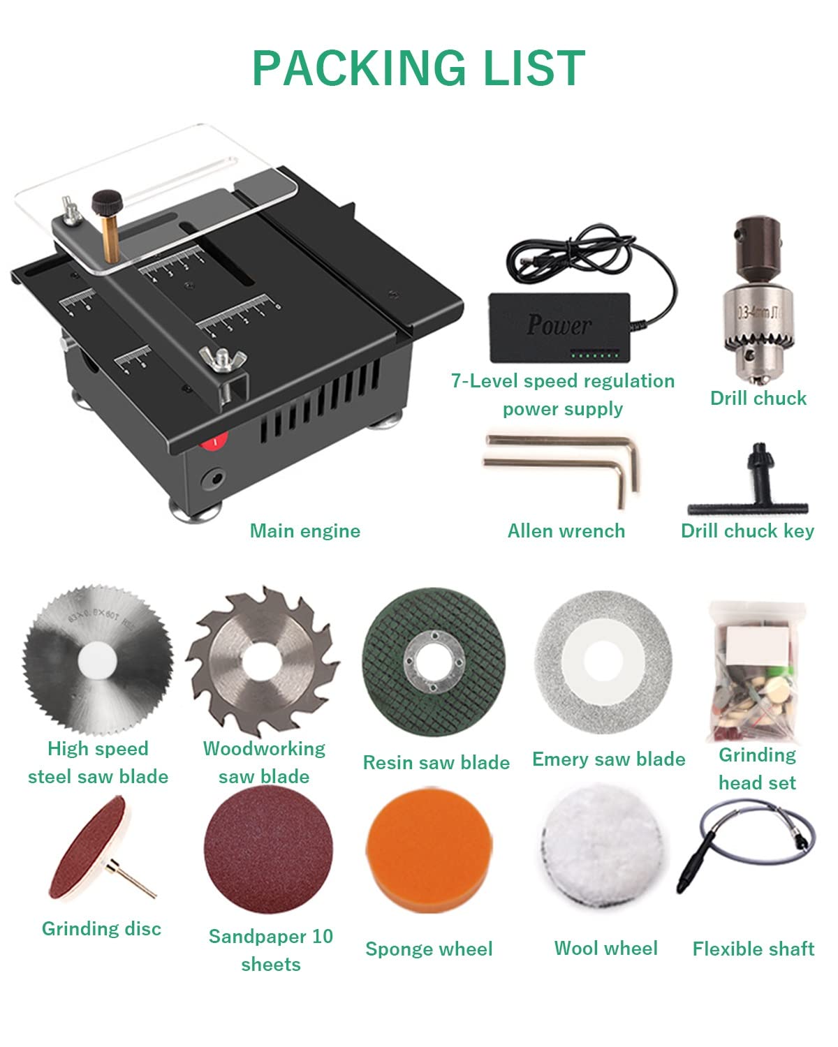 Elettriche Piccola Famiglia Utensile da Taglio DIY, Mini Sega da Tavolo