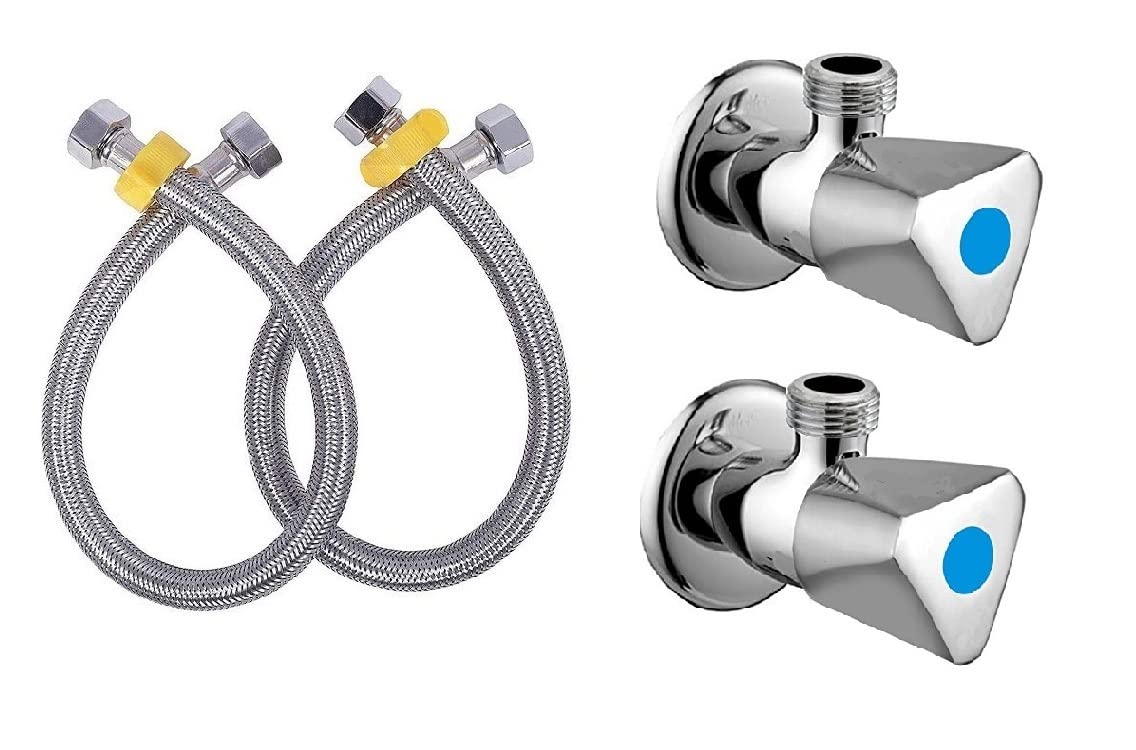See full amazon price history chart for Clinton Acura Angle Valve with 24 Inch Connection Pipe for bathroom, geyser connection and washbasin connection (pack of-2) Clinton Acura Angle Valve with 24 Inch Connection Pipe for bathroom, geyser connection and washbasin connection (pack of-2) (B09MQTB1RN) Amazon Price History, Amazon Price Tracker