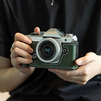 【ジャンク品】オリンパス　OM-3Ti　シューカバー、本革ストラップ、説明書付き Amazon | オリンパス OM-3用 ハンドルレザーケース カメラバッグ