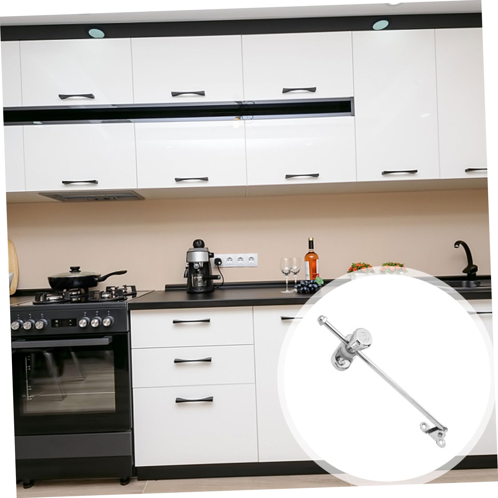 Lurrose 2 Pcs Cabinet Door Support Rod Gas Spring Lift Strut Strong Flexible Made for Longevity