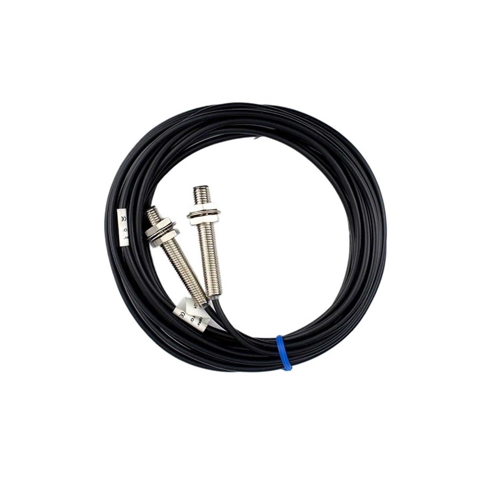Sensor fotoeléctrico de infrarrojos Sensor de interruptor fotoeléctrico de haz cilíndrico M8, inducción de luz visible infrarroja, punto 2mm(LM8-T20MNO)