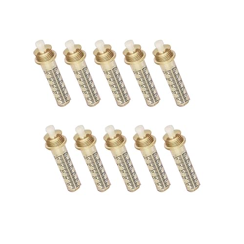 10 piezas de 0.0 fl oz de boquilla de ampolla vacía no invasivas piezas de accesorios desechables - sin suero hidratante de ácido hialurónico (0.0