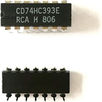 15Pcs SN74HC393N CD74HC393E DIP-14 Dual 4-BIT Binary Counters 74HC393 | Substitute for SN74HC393 HD74HC393P MC74HC393N