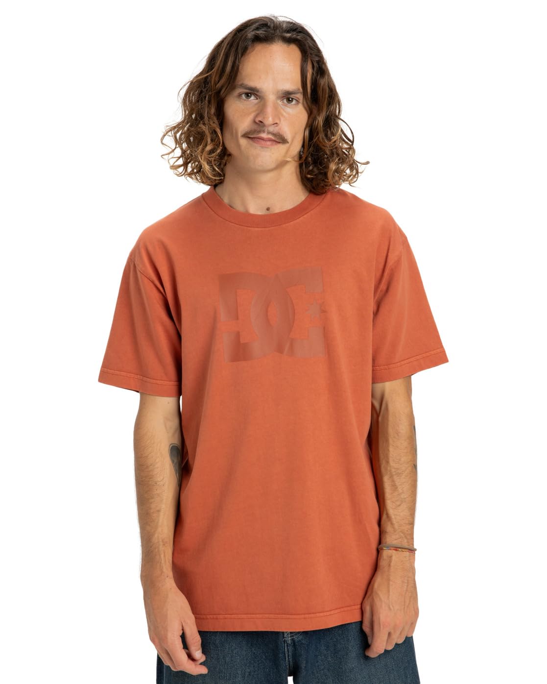 Dcshoes T-Shirt DC Star Pigment DYE HSS Men's Orange M