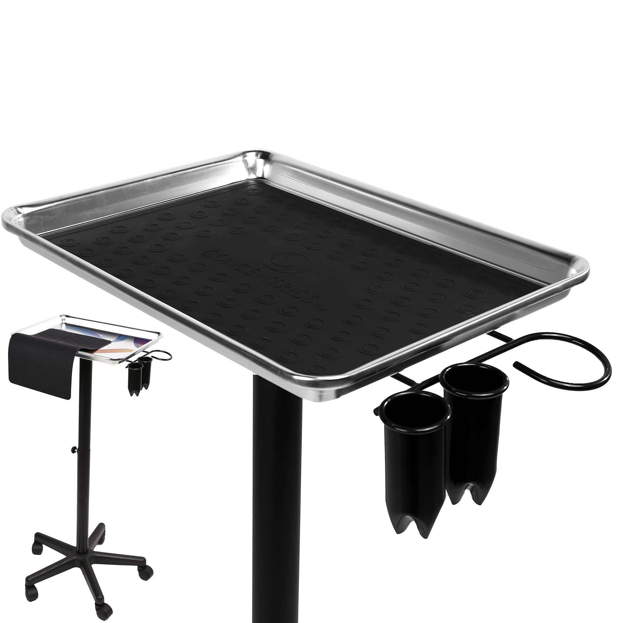 Buy Concentrics Premium Aluminum Instrument Salon Rolling Tray Table