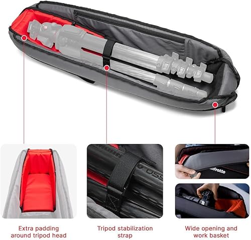 Miniatura 9 de Manfrotto MB MBAG80PN Bolsa de trípode acolchada de 31.5 in