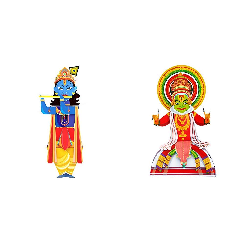 Buy Toiing CrafToi 3D DIY Paper Craft Toy (Krishna) & CrafToi 3D