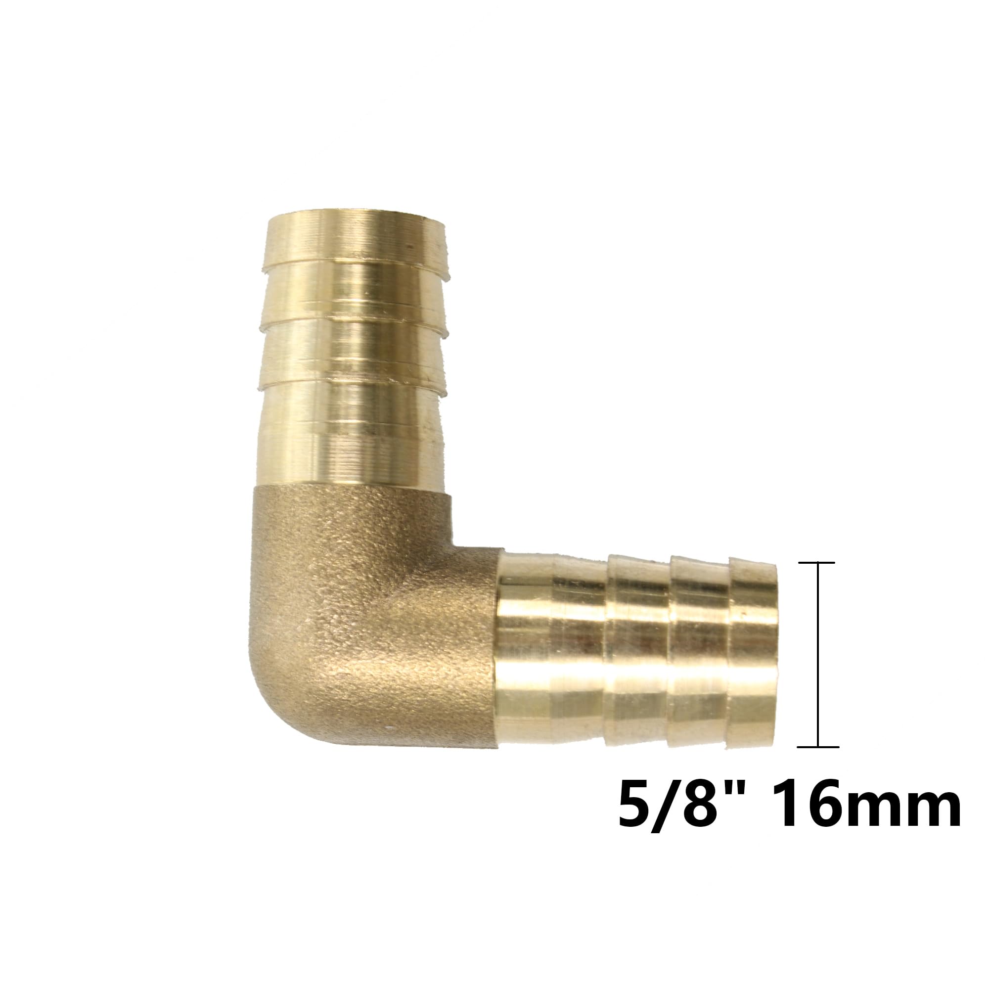 Septe 90 Degree L Right Hose Elbow Copper double plug pagoda elbow,double plug pagoda elbow?2PCS? 5/8