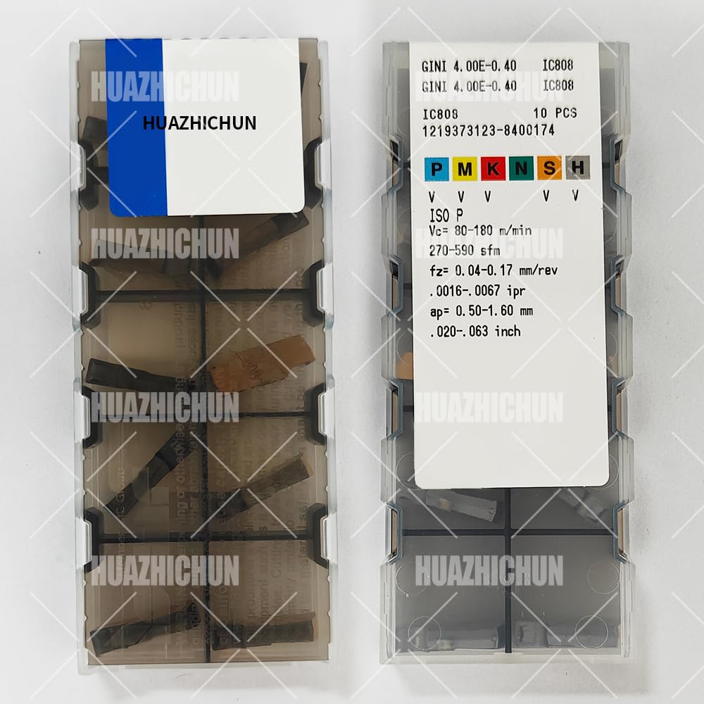 GINI 4.00E-0.40IC808 CNC Lathe Indexable Solid Carbide Milling Turning Insert