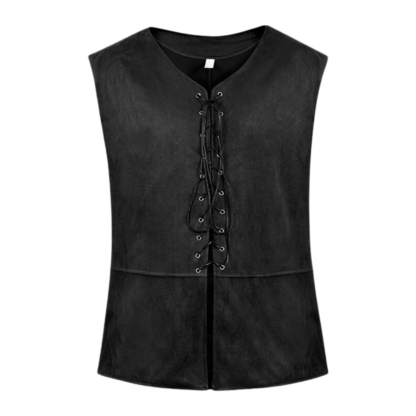 LMYOVE Men's Medieval Renaissance Vest, Steampunk Waistcoat Costume, Pirate Gothic Waistcoat