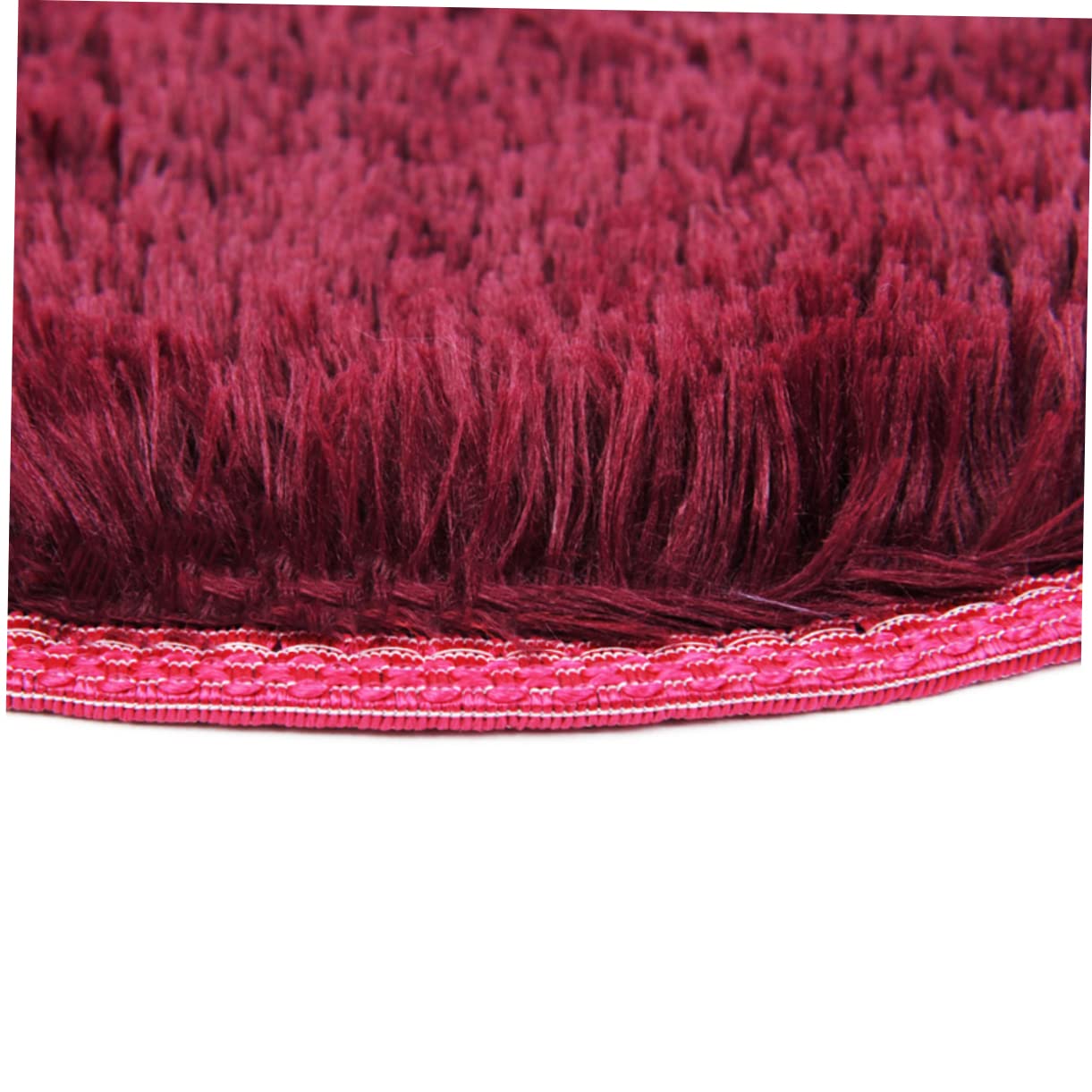 VICASKY Cozy Warm Cushion Plush Round Mat for Dogs Cats Non Slip Base for Winter Use and Pet Cots Adorable Design