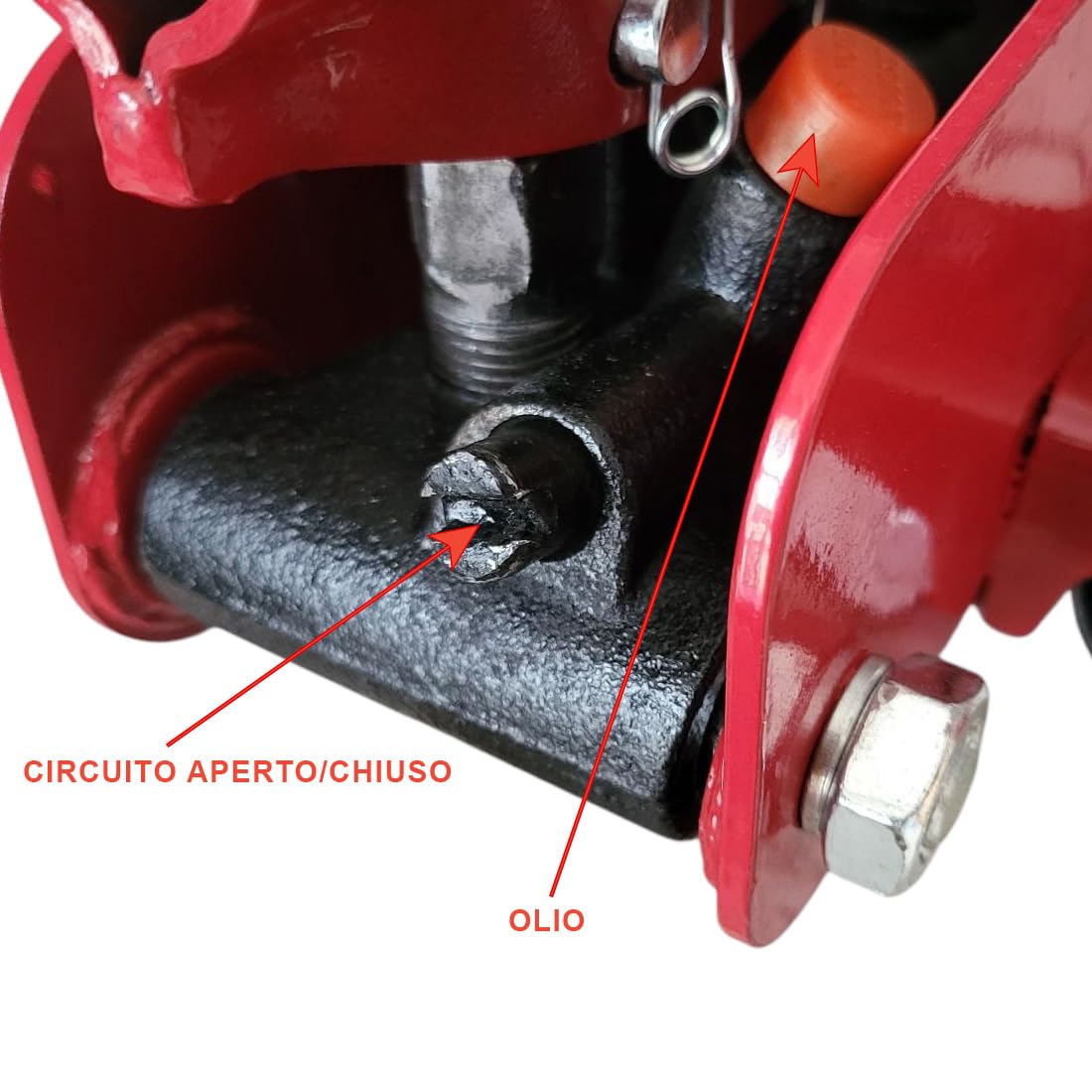FAST WORLD SHOPPING Cric idraulico martinetto sollevatore auto 2,5T (2500 kg), crick a carrello professionale con maniglia, alza ruota, ideale per cambio gomme, officina e garage