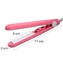 MAYU Women Beauty Mini Professional Hair Straighteners Temperature Control Flat Iron 45W With Plastic Storage Box (Assorted Color) gallery image