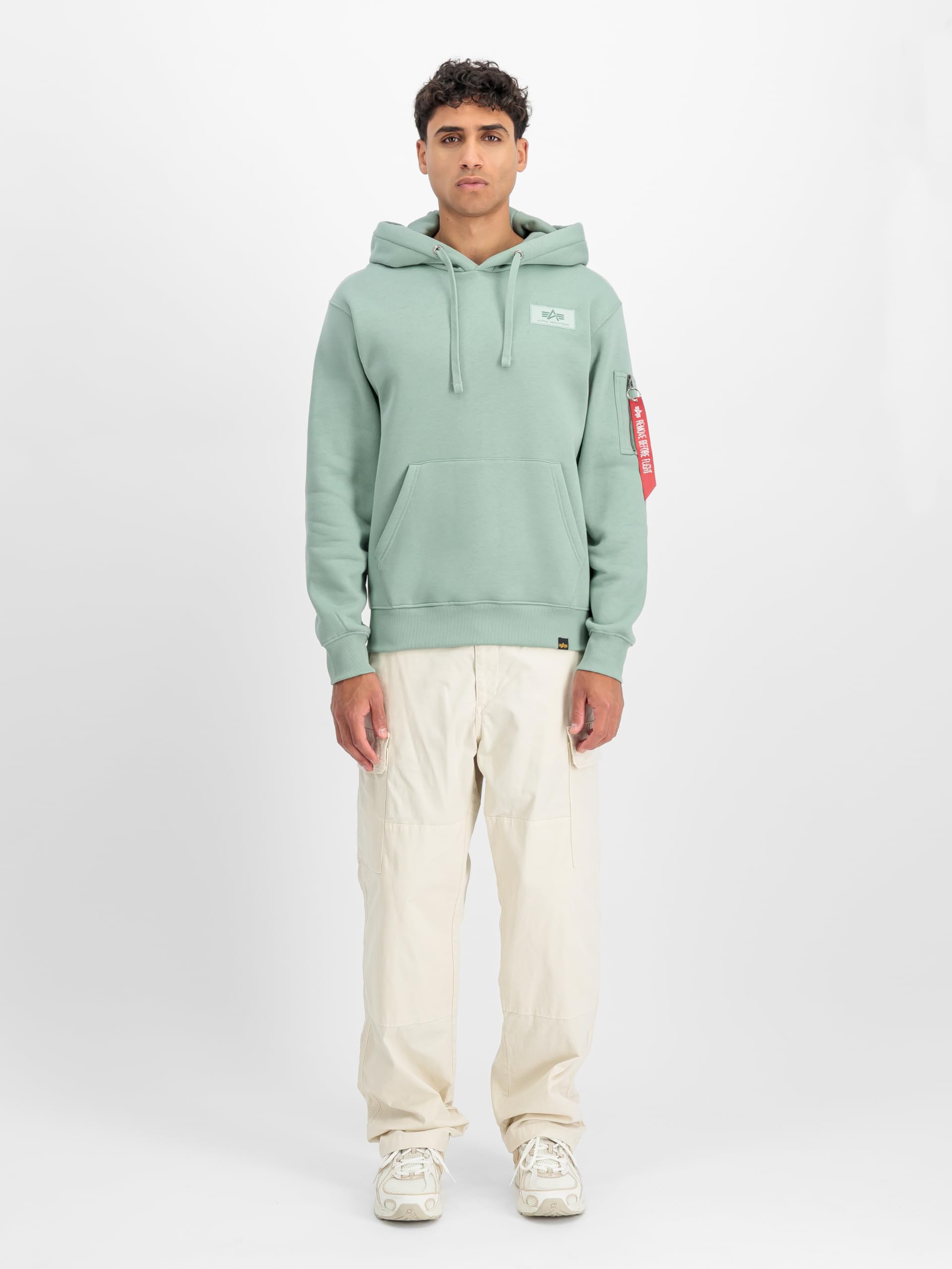 Alpha Industries Herren Backprint Kapuzenpullover (1er Pack)