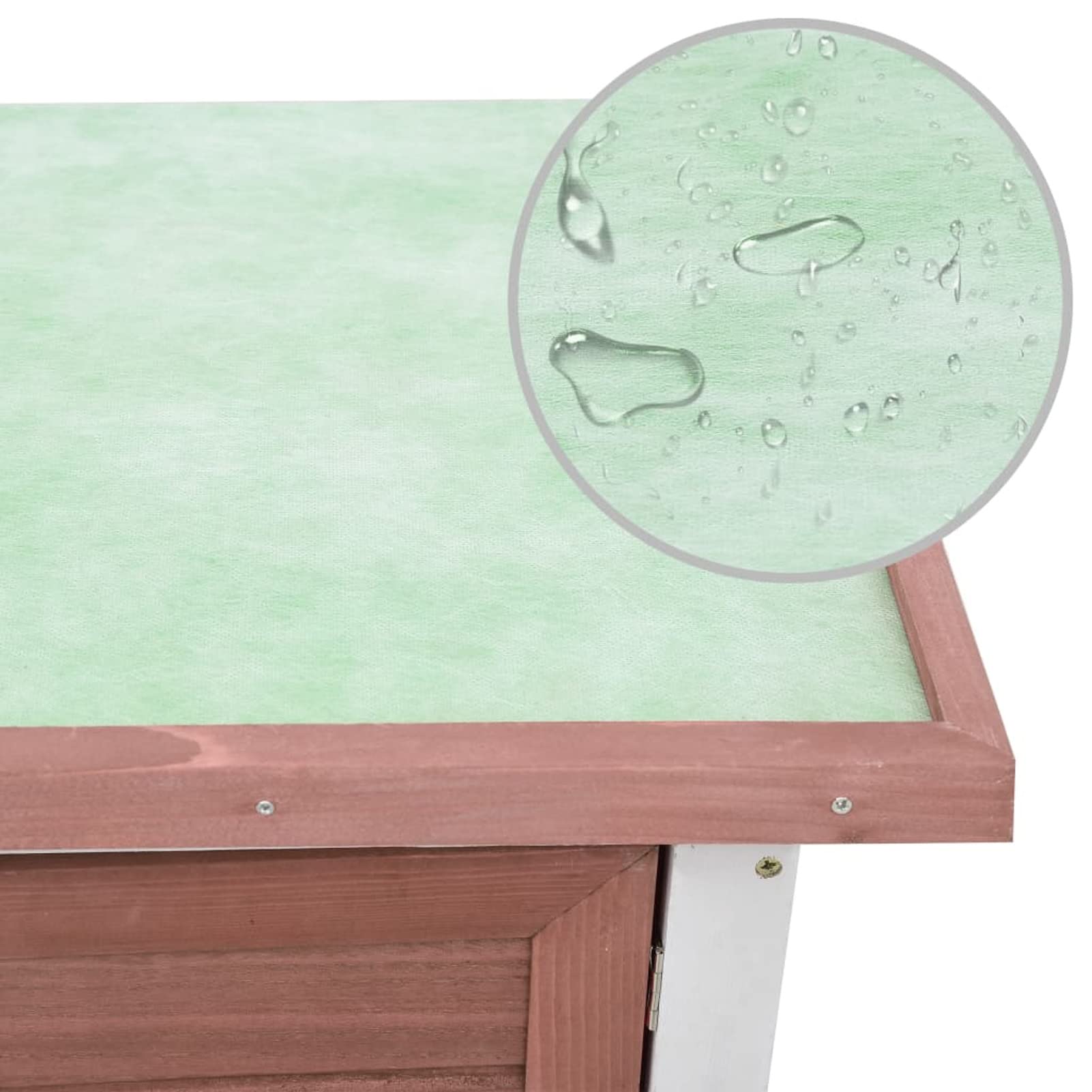Jaula conejera con 1 Puerta, Jaula Cobaya, Jaulas para Conejos, Jaula Hamster, Casa Conejo, Casita Conejo, Nido Conejo, Madera marrón
