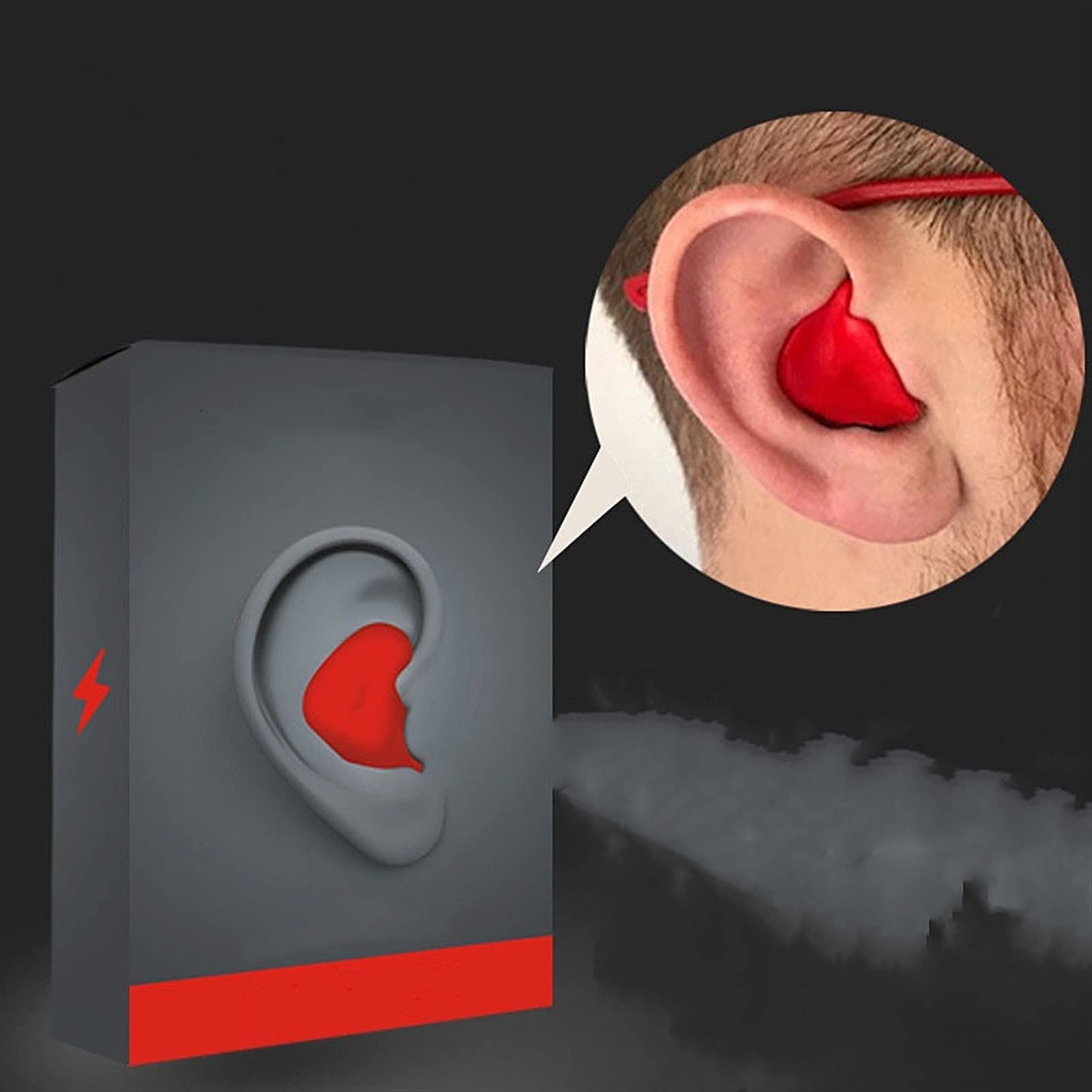 Bouchons D'Oreilles Bouchons d'oreilles insonorisées, anti-bruit, travail de sommeil, étudiants dormant, ronfler et mettre en forme des bouchons d'oreilles (deux ensembles) Bouchon D'Oreille