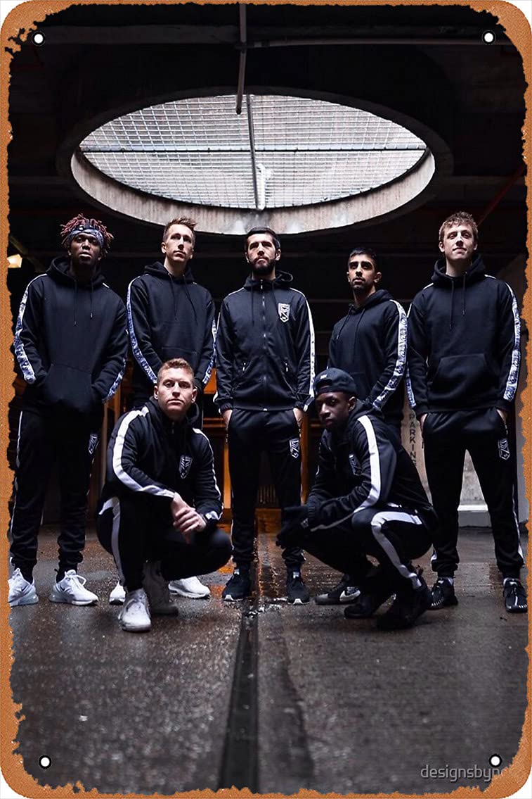 NIUMOWANG Metal Sign - Sidemen Tin Poster 12 X 8 Inches