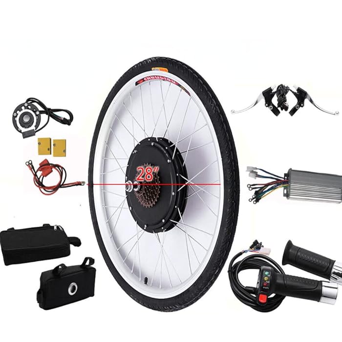 Buy 28 inch Electric Bicycle Rear Wheel Conversion Kit Motor Hub