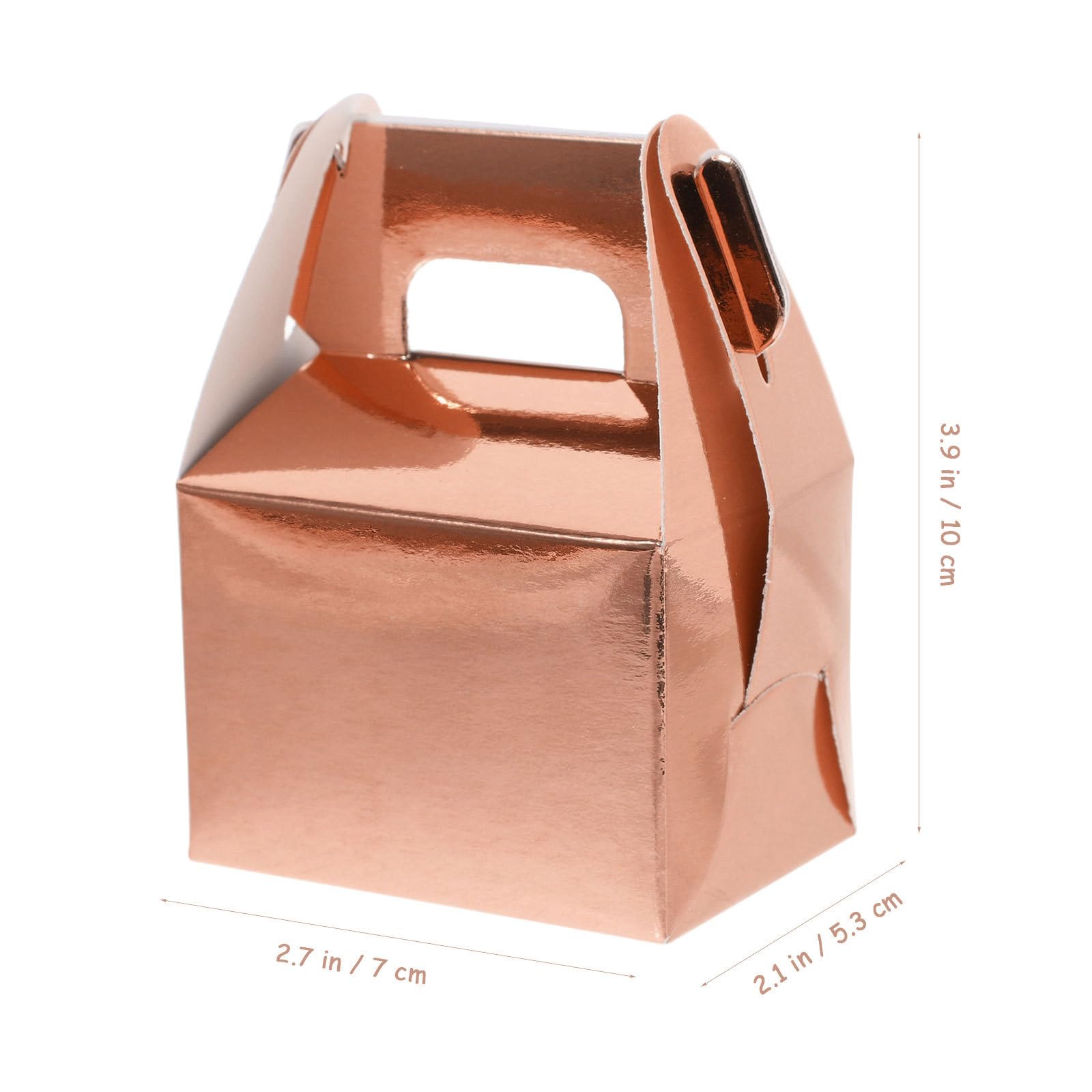 INOOMP 60piezas Cajas de Dulces con Asa para Bodas Unidades Cajas de Obsequio para Galletas Bocadillos Dulces para Despedidas de Soltera Showers y Regalos para Llevar Casa