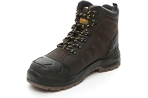 DEWALT Hadley Men's Waterproof, Steel Safety Toe Work Boots