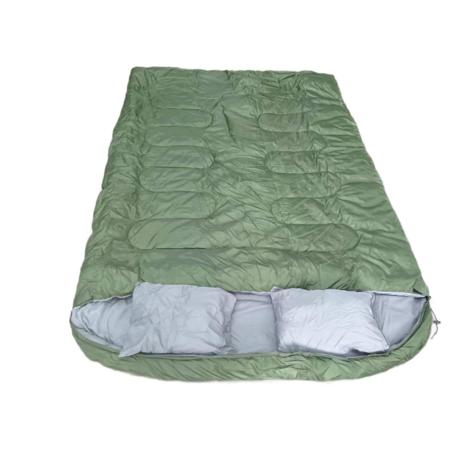 Saco Dormir Doble Ancho Saco Dormir con Capucha Cálido para Parejas, Adultos