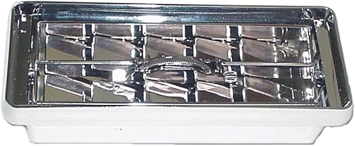 GG Grand General 68421 Panel de ventilación de plástico cromado para Kenworth, Center, 98-2002
