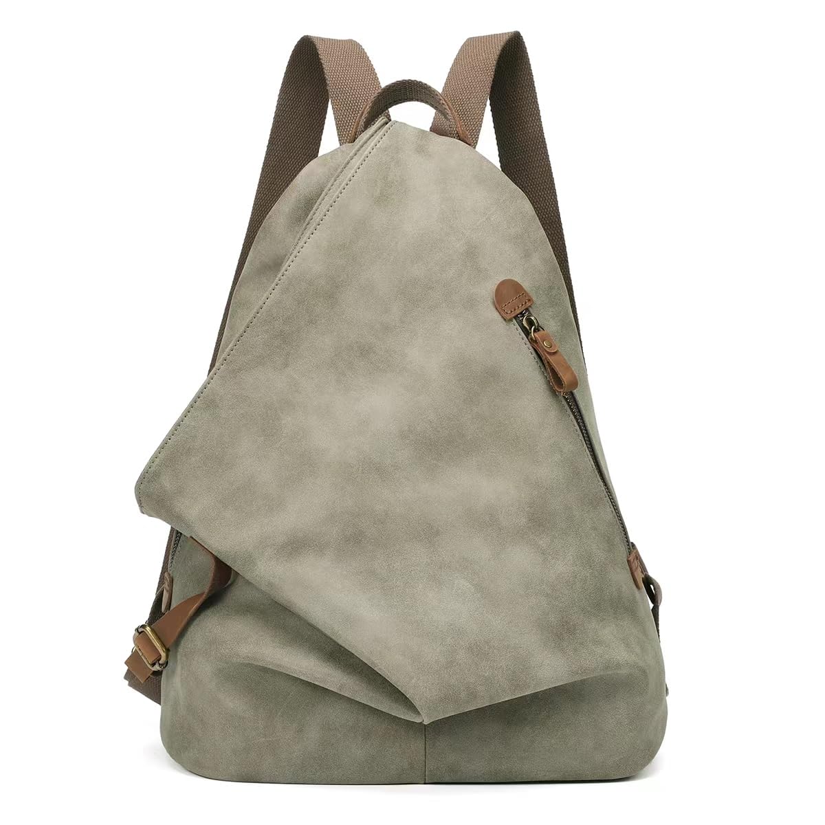 Zaino vintage in tela - Zaino da viaggio grande casual Zaino da viaggio all'aperto Zaini da trekking Borsa a tracolla per uomo Donna