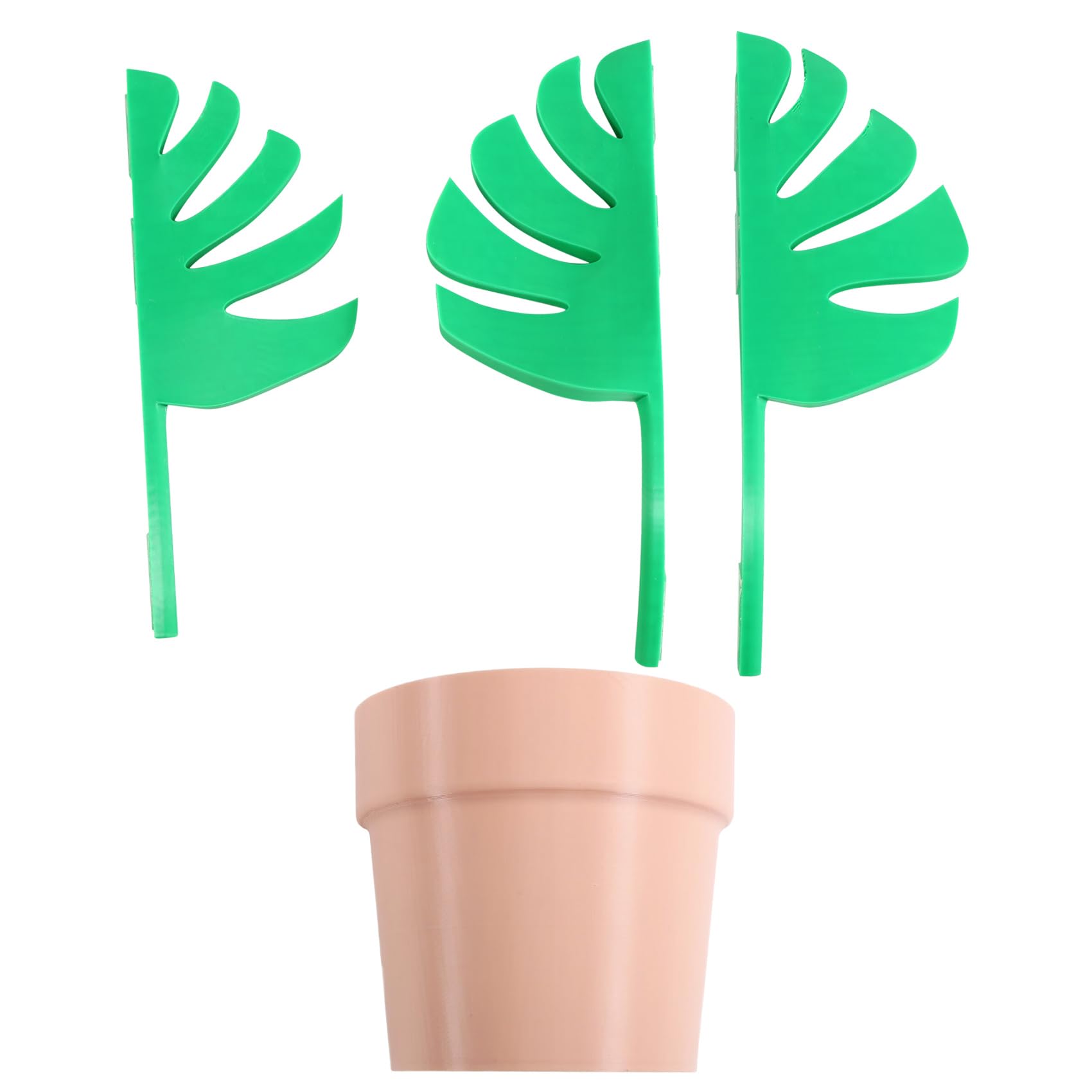 CTRLZS Mirror Wall Mount Monstera Wall Mount Bathroom Storage Rack Jewelry and Watch Holder Toothbrush Holder