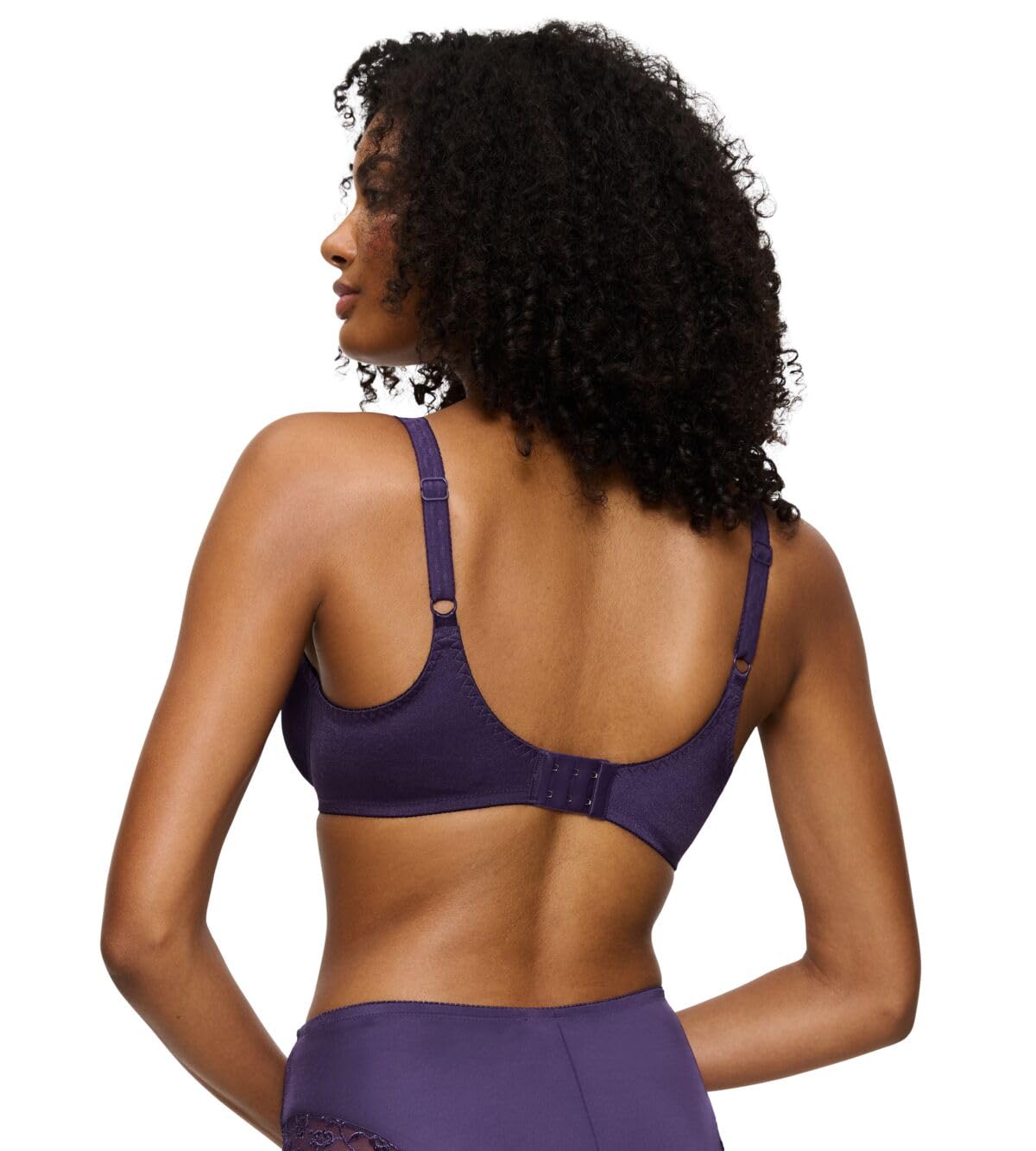 Triumph Damen Minimizer-BH Ladyform Soft W X, mit Bügel, ohne Polsterung, Verstellbare Träger, 90C, Royal Purple – Ansicht 4
