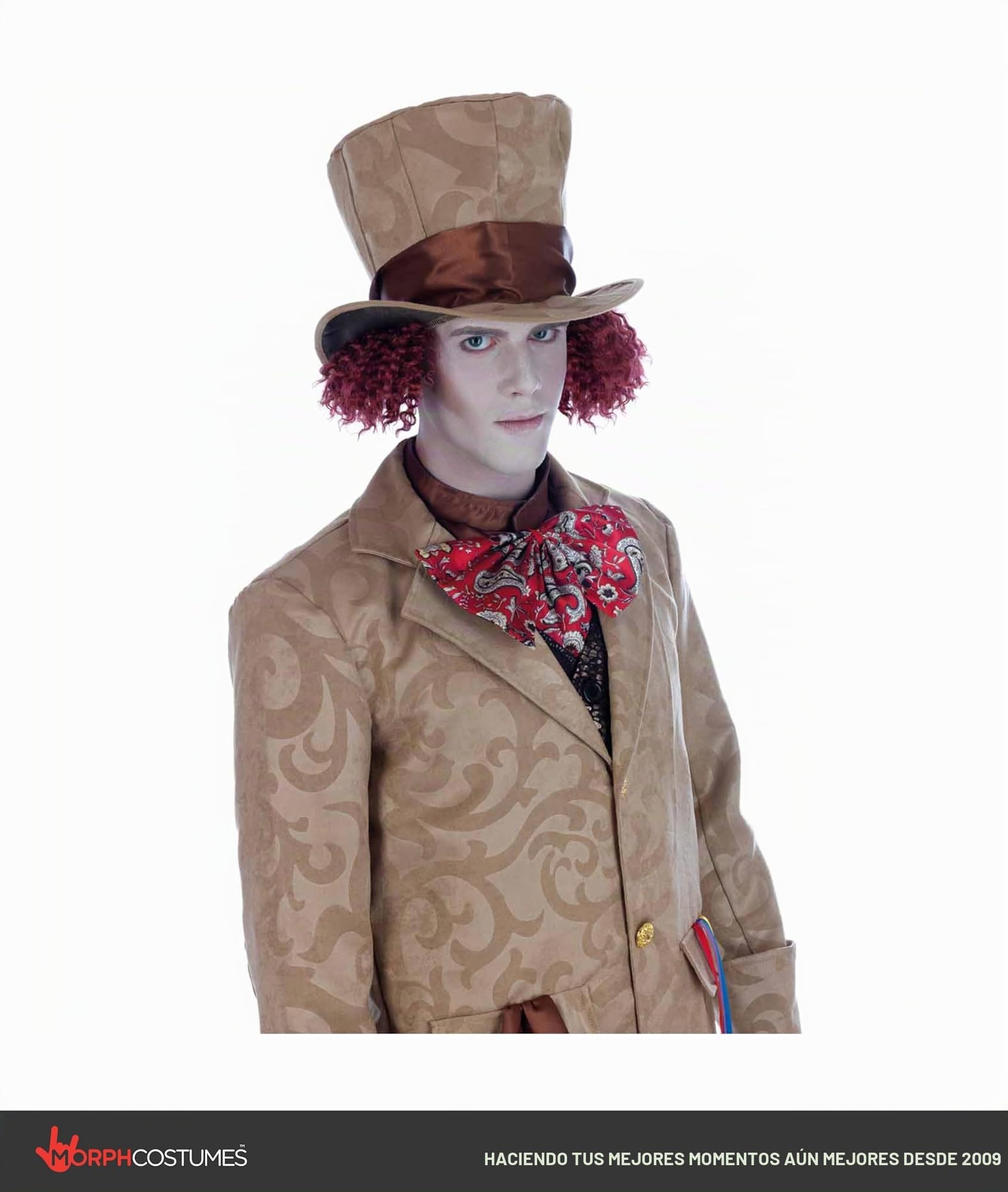 Fun Shack Disfraz Sombrerero Loco Hombre, Disfraz Cuento Halloween
