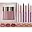 BestLand 6Pcs Matte Liquid Lipstick + Lip Liner Pens Set, One Step Lips Makeup Kits Pigment Velvety Nude Lip Stain Waterproof Long Wear Lip Gloss Make up Gift Set (Natural Allure Bundle)