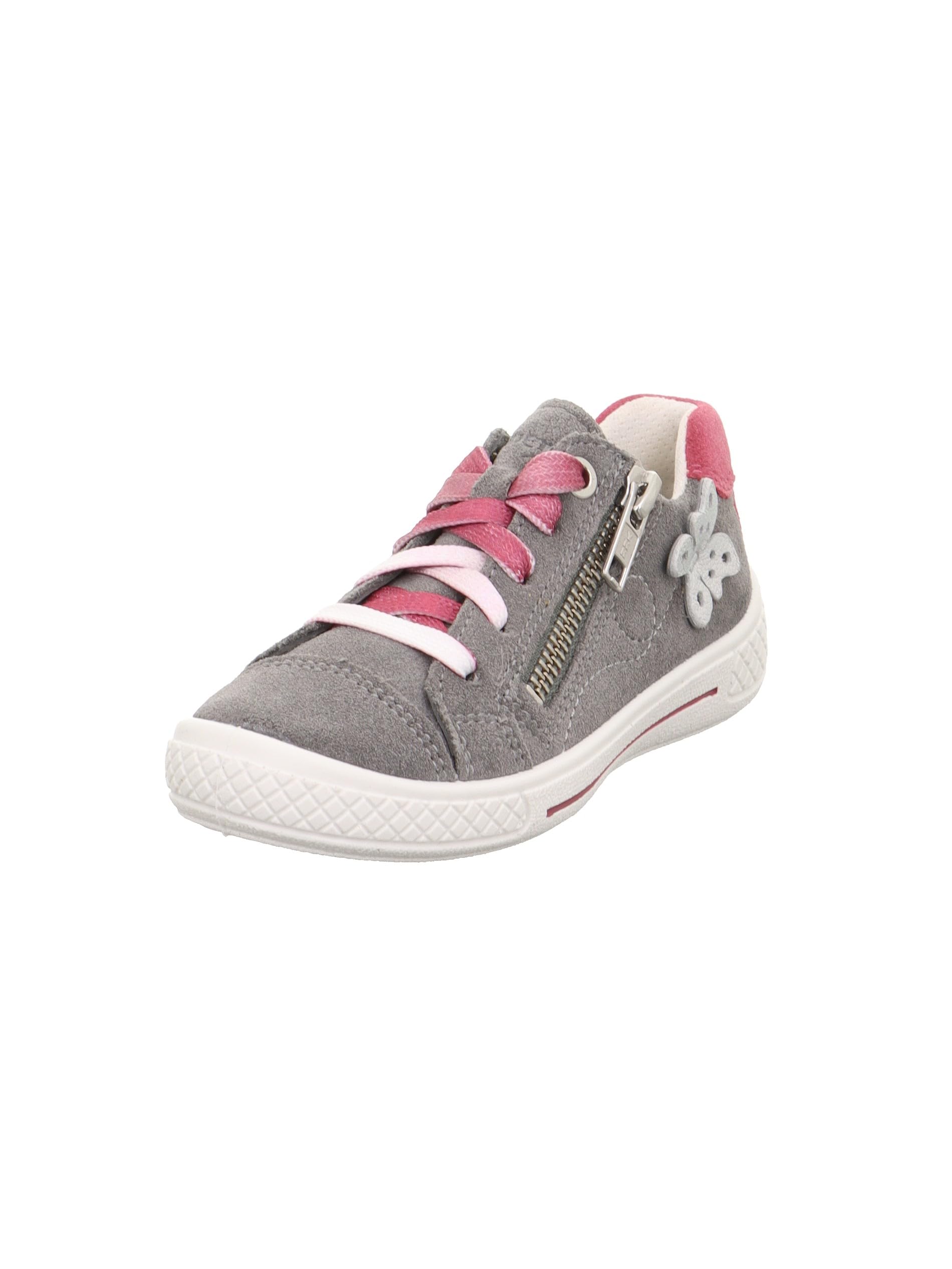Superfit Girl's Tensy Sneaker, Light Grey 2500, 7.5 UK Child