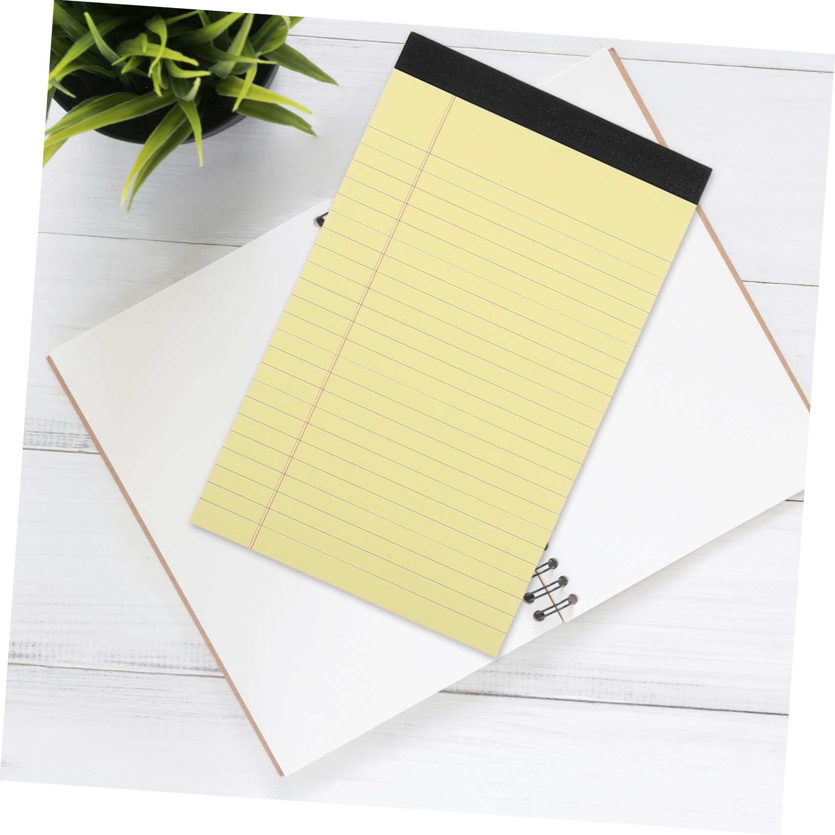 Blocco Note a Strappo A5 Rigato 6 Pezzi in Carta per Scrittura | Uso Multifunzionale, per Ufficio e Scuola, Formato Compatto Portatile, per Appunti e Attività Giornaliere