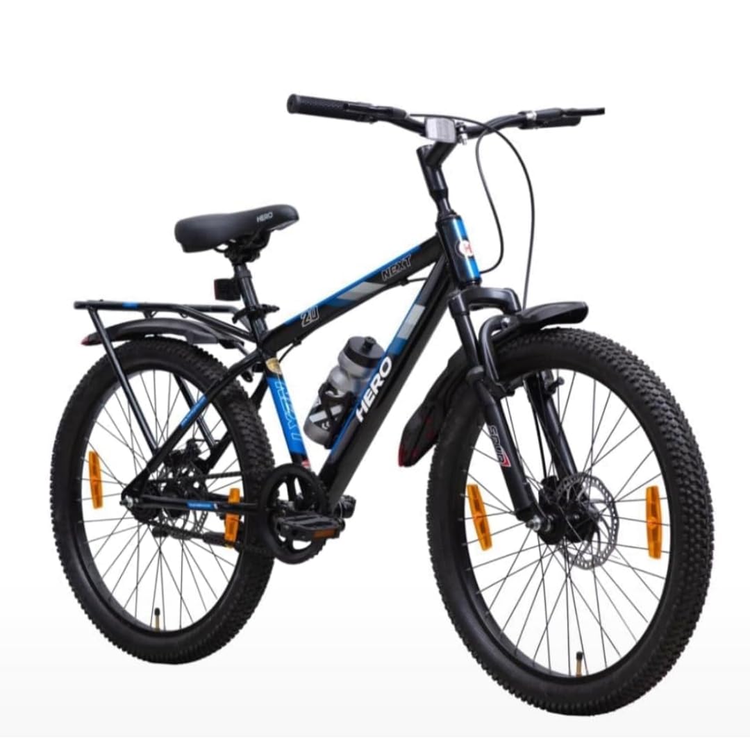 Hero Next Cycle in 24t Wheel Size with Integrated Carrier with Dual disc Brakes for Age Group 9 to 12 Years-image-23