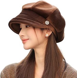 Newsboy Cap for Women with Visor Fall Beret Hats for Women Ladies Slouchy Fashion Accessories Classic Casual