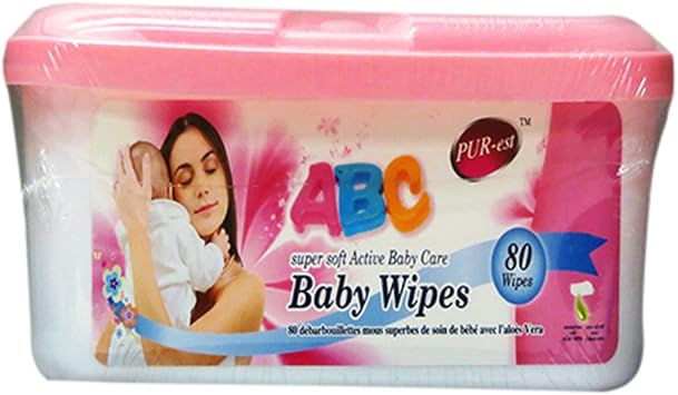 Purest Super Soft Baby Wipes- Aloe Vera 80 Wipes in 1 Box 2310488